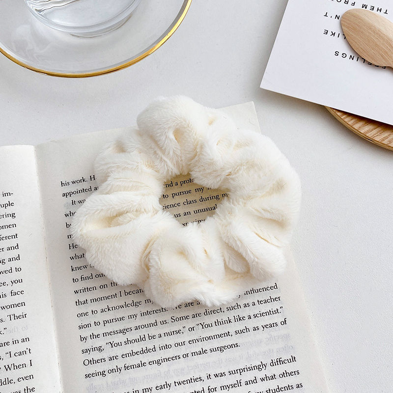 Dây Buộc Tóc Nữ Đính Chùm Lông Xinh Xắn