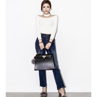 ÁO BODY Trễ vai TAY DÀI chocker( kèm ảnh thật)