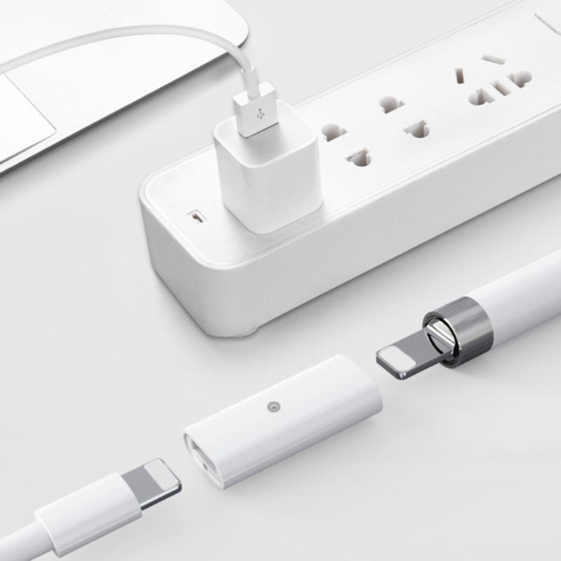 Bộ Chuyển Đổi Sạc Female Sang Female Có Đèn LED Chỉ Báo Cho IOS Pencil1st Generation