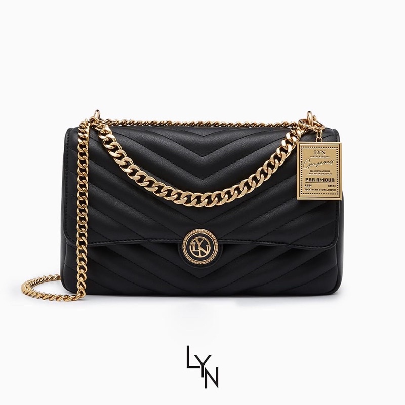 Túi L.Y.N Isabel size 25cm kèm charm