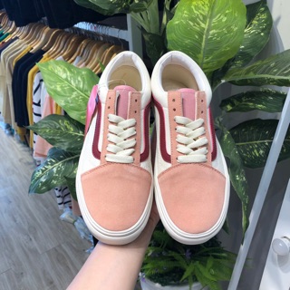 Giày vans skool hồng