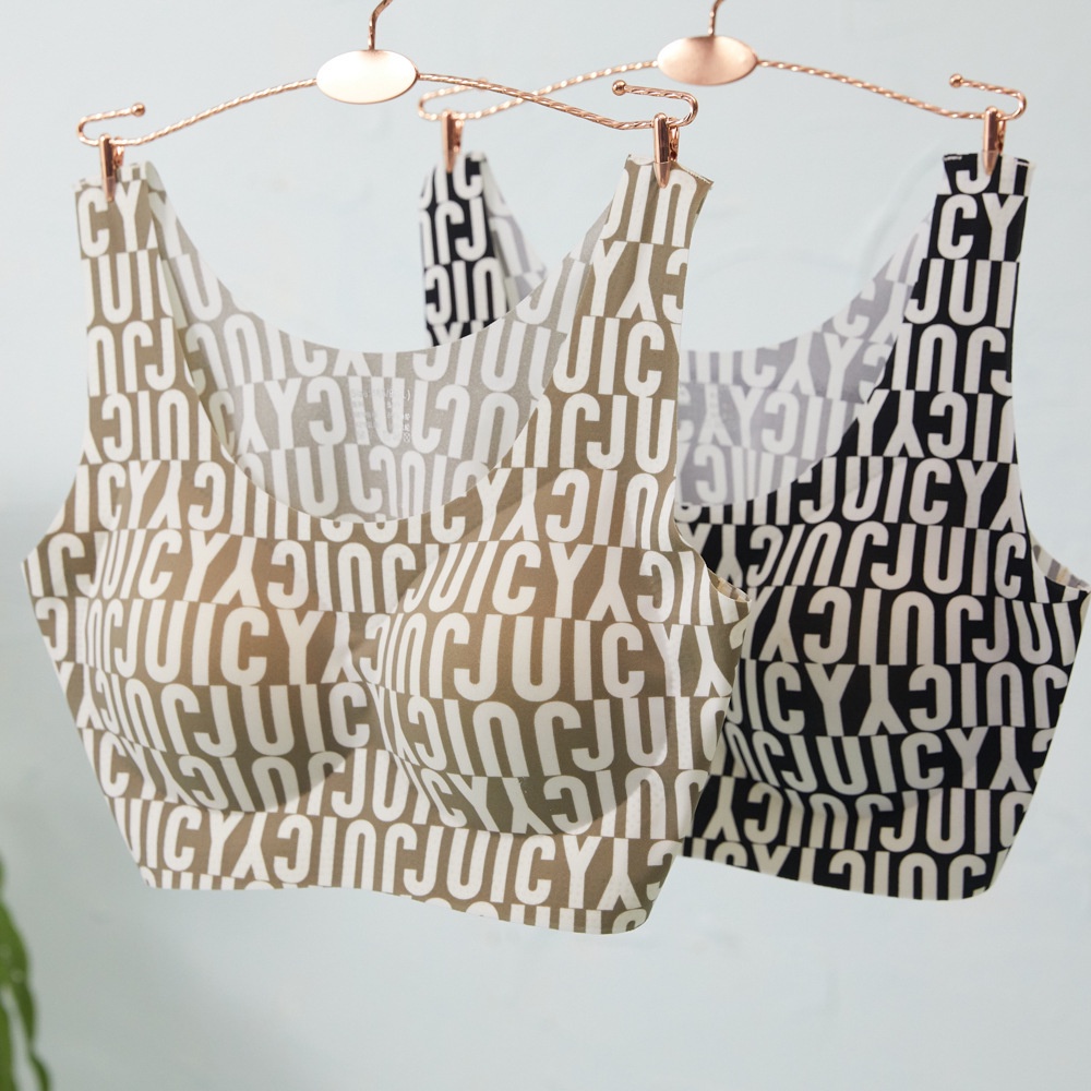 Áo Ngực Mềm Không Đường May In Họa Tiết Graffiti Thời Trang Mùa Hè