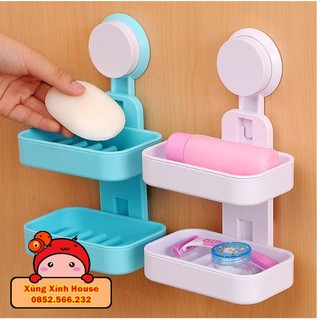 Kệ để xà phòng loại 2 tầng / Kệ để xà phòng 2 tầng hck