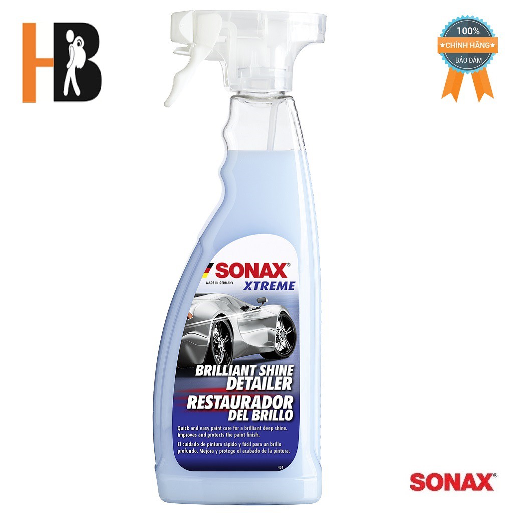 [ 287400 ] Dung Dịch Đánh Bóng Sơn Khô SONAX Xtreme Brilliant Shine Detailer 287400 750ml