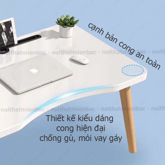 Bàn cong bệt độc lạ, có thể ngồi bệt làm việc học tập hoặc làm bàn trà rất chill ( không phải lắp đặt )