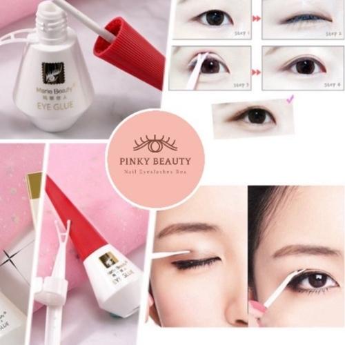 Keo Dán Lông Mi, Kích Mí Pinky Beauty 2 Trong 1 Không Gây Đau Rát Kích Ứng Da Lọ 5ml