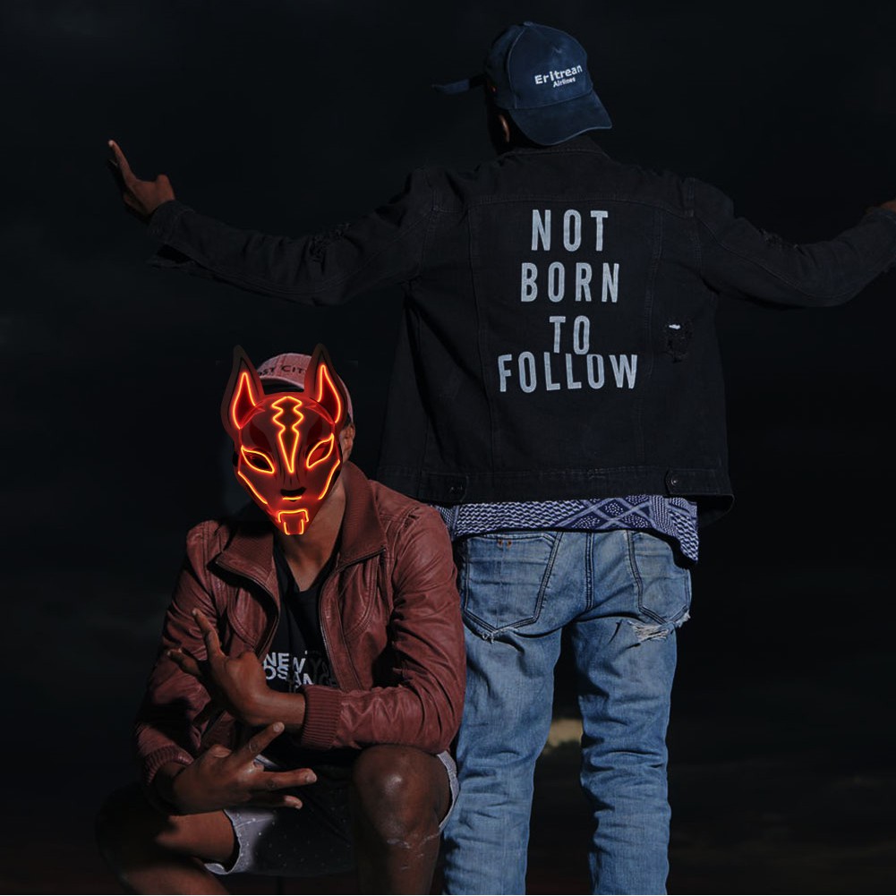 Mặt Nạ Đèn Led Hình Con Cáo Độc Đáo