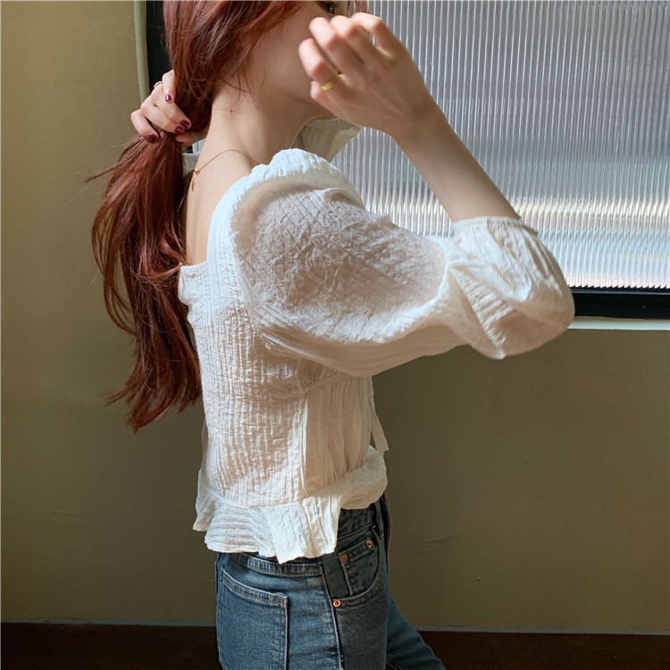 Áo Thời Trang Hàn Quốc Dài Tay In Hoa | BigBuy360 - bigbuy360.vn