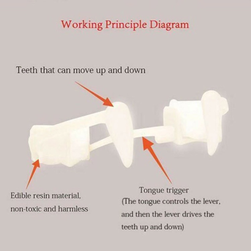 Răng Nanh Giả Hóa Trang Ma Cà Rồng Cho Bé