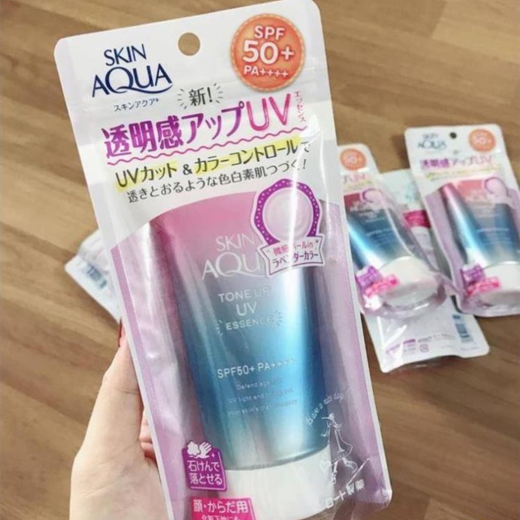 Kem chống nắng Skin Aqua Tone up UV SPF 50+ Nhật Bản