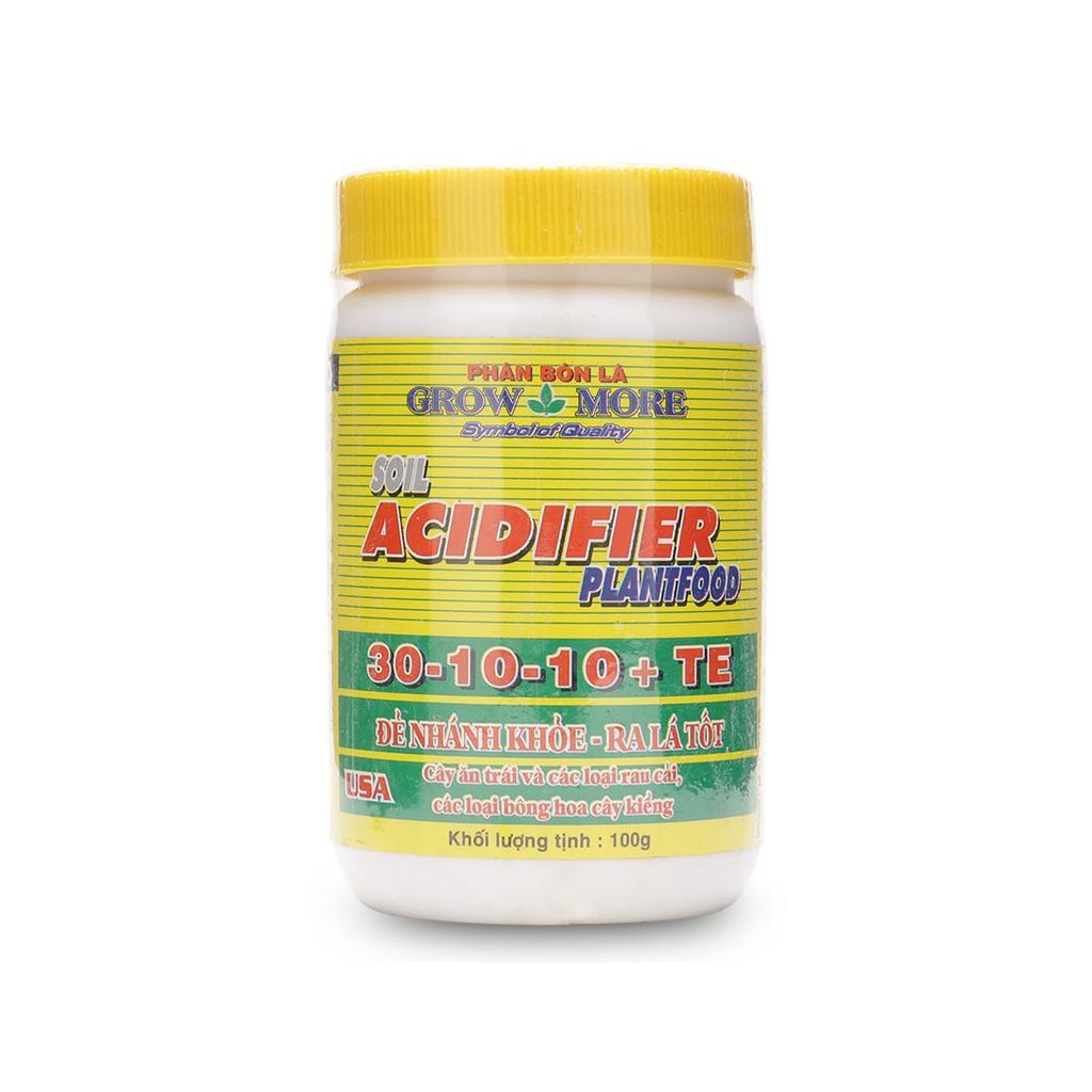 Phân bón phong lan Growmore 30-10-10 100gr Xanh lá nảy chồi