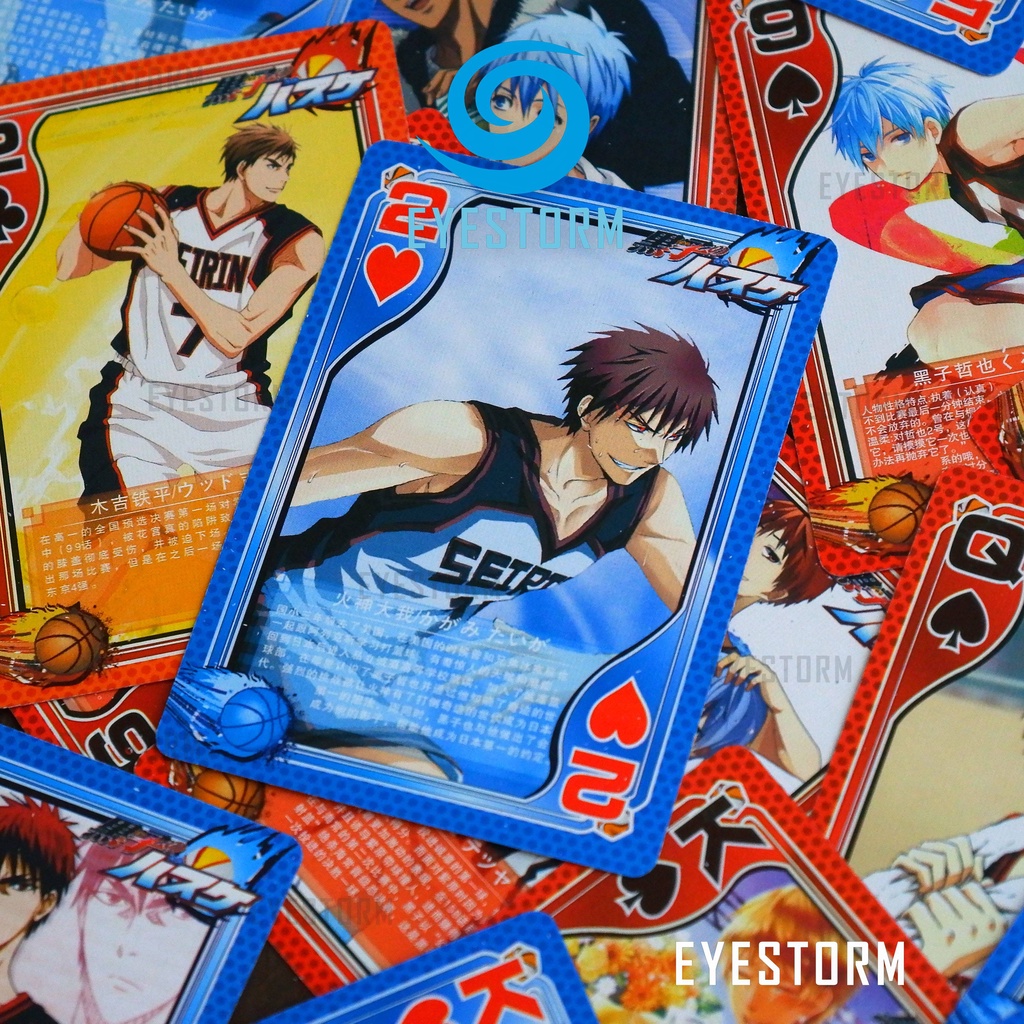 Bài tây anime tổng hợp nhiều mẫu One Piece, Attack on Titan, Kid [ KHÔNG HỘP ] - tú lơ khơ, manga Poker Z - 54 lá
