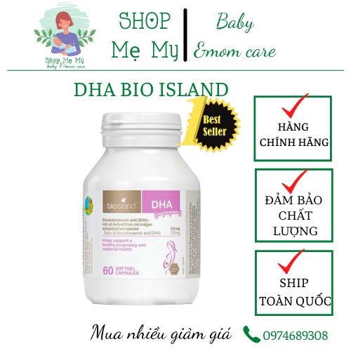 Vitamin bổ sung DHA cho bầu sau sinh - bio island thumbnail