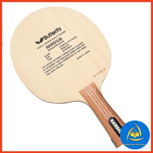 Cốt Vợt Bóng Bàn Sardius BUTTTERFLY Huyền Thoại Việt Nam Off+ Tốc Độ Nhất