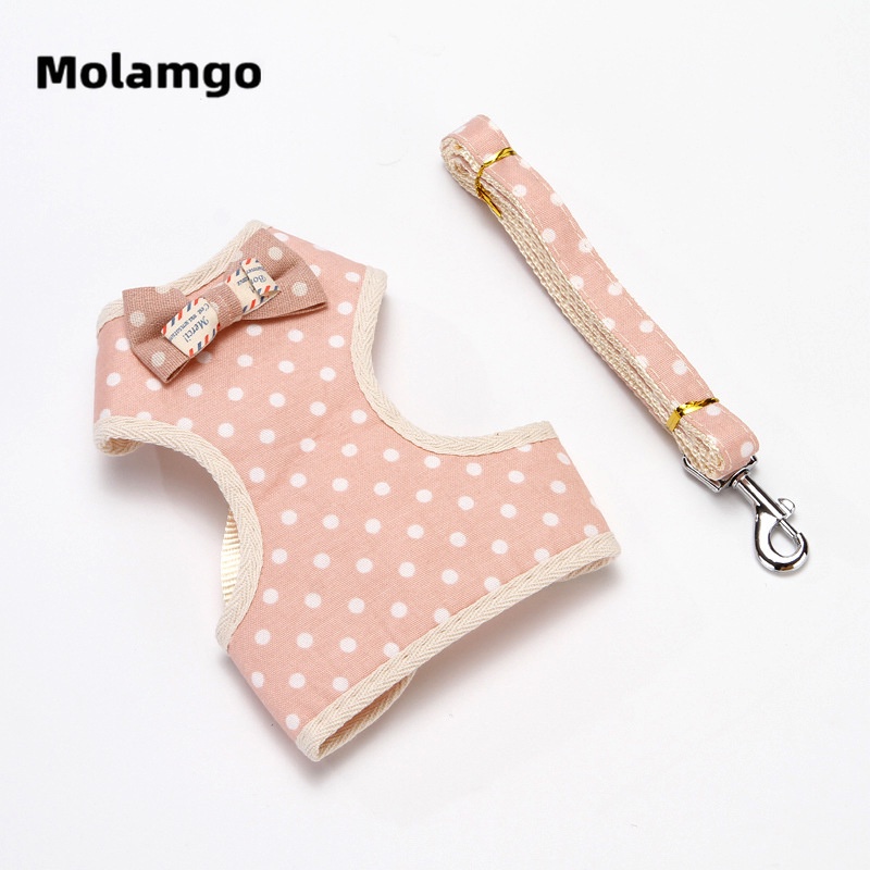 Áo Vest Đính Nơ Chuyên Dùng Dắt Thú Cưng Đi Dạo