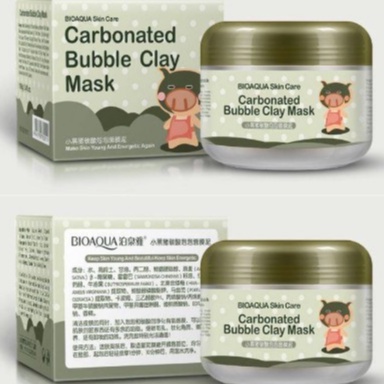 Hộp mặt nạ sủi bọt bì heo thải độc Bioaqua