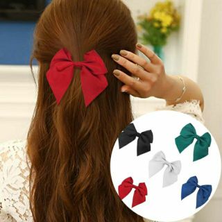 Kẹp tóc nơ đủ màu cho nữ xinh xắn dễ thương