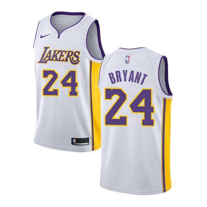 NBA Áo Bóng Rổ Cổ Chữ V Thêu Chữ Los Angeles Lakers