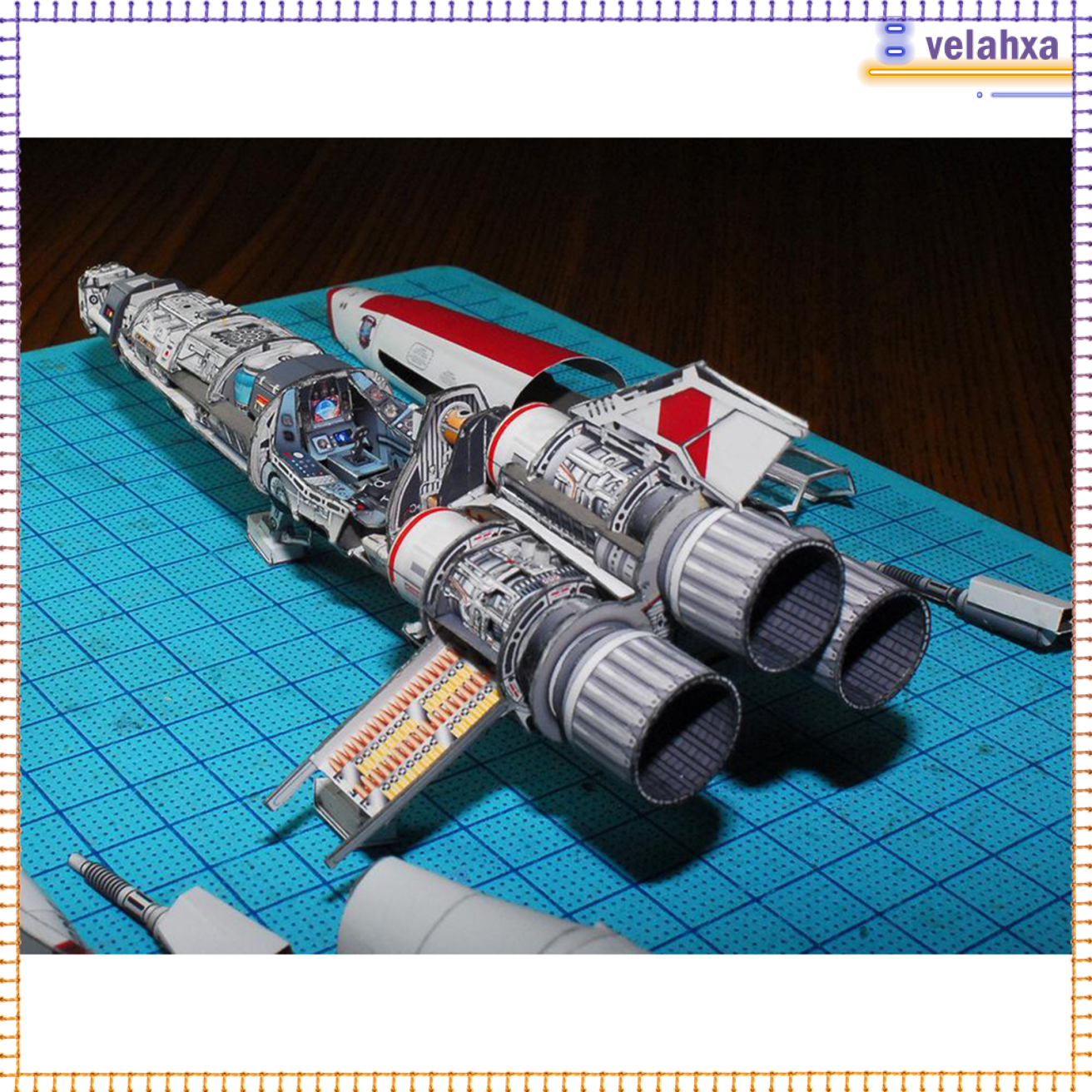 Mô Hình Tàu Chiến Battlestar Galactica Mk2 3d