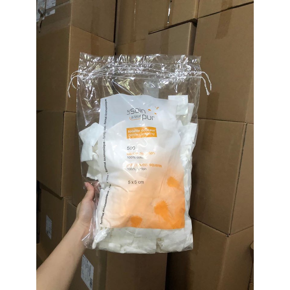 Bông tẩy trang Tetra 500 miếng, 600 miếng