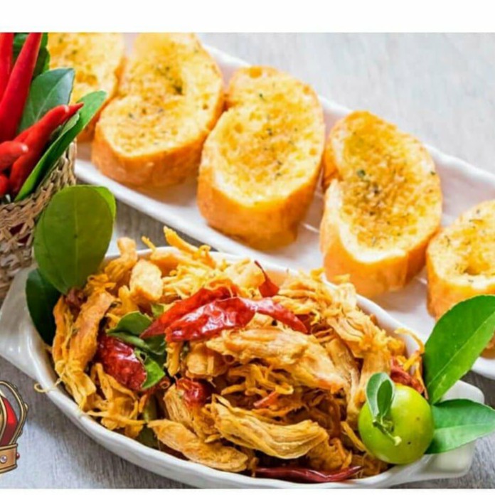 1KG KHÔ GÀ XÉ CAY LÁ CHANH NGON LOAI 1 CÓ GIẤY CHỨNG NHẬN ATVSTP | BigBuy360 - bigbuy360.vn