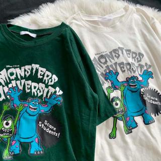 Áo thun tay lỡ Monster University, JACKLANE Áo phông nam nữ Unisex, Jack Lane