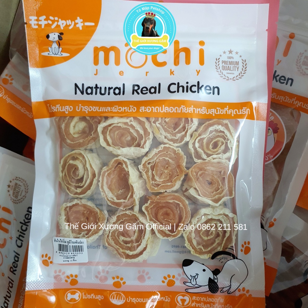 MOCHI JERKY SUSHI CUỘN GÀ CÁ