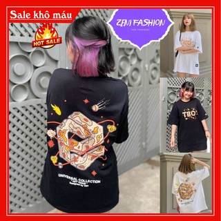 Áo thun Unisex - Áo thun nam nữ From rộng TBO siêu hót