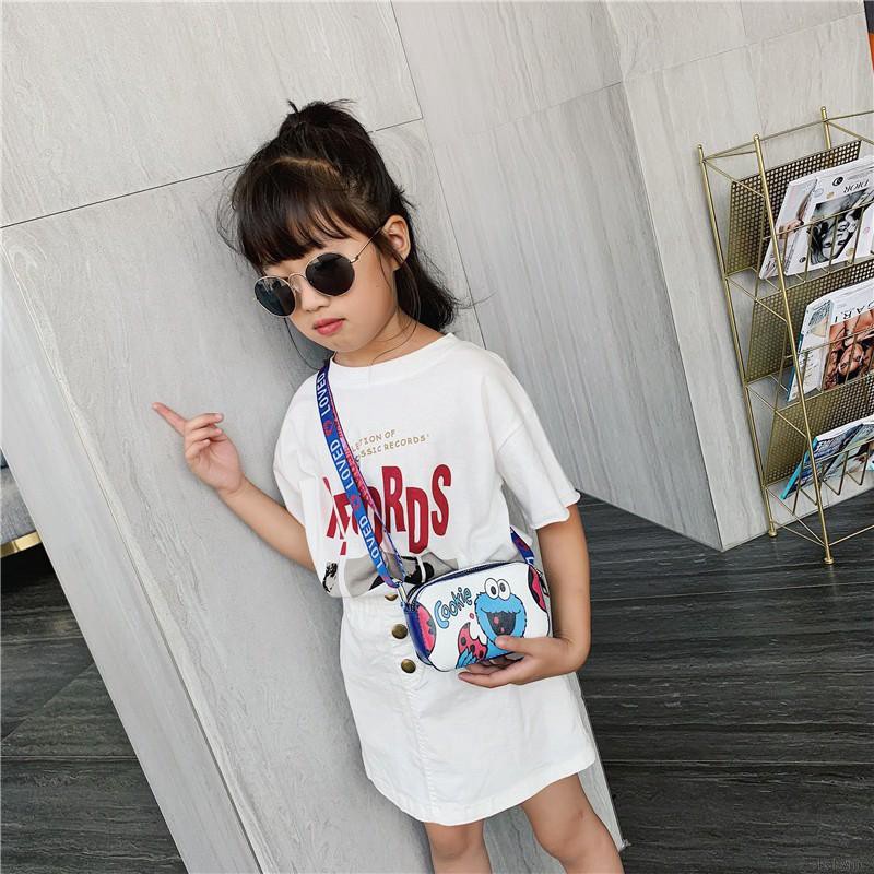Túi đeo chéo MINI dễ thương hình DONALD phong cách Hàn Quốc cho bé