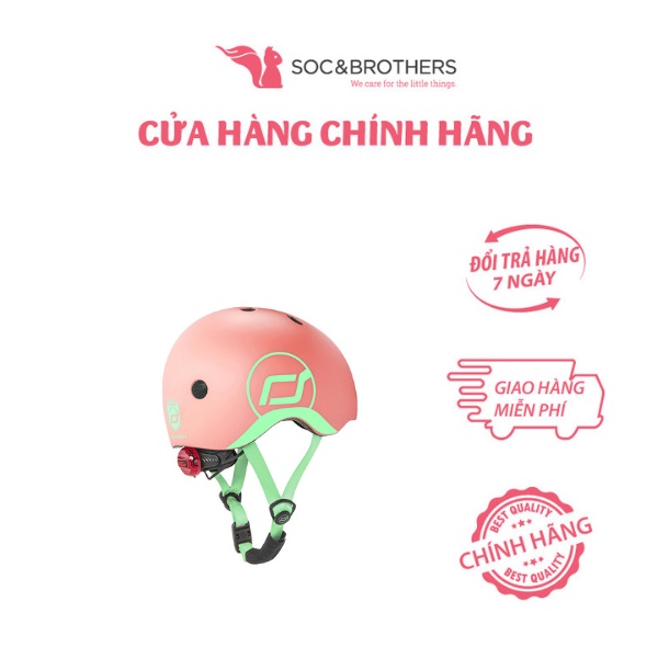 Mũ đội đầu cho bé Scoot and Ride màu Peach