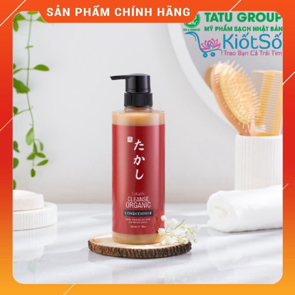 Dầu Xả Organic Takashi - Mỹ Phẩm Sạch Nhật Bản TAKASHI