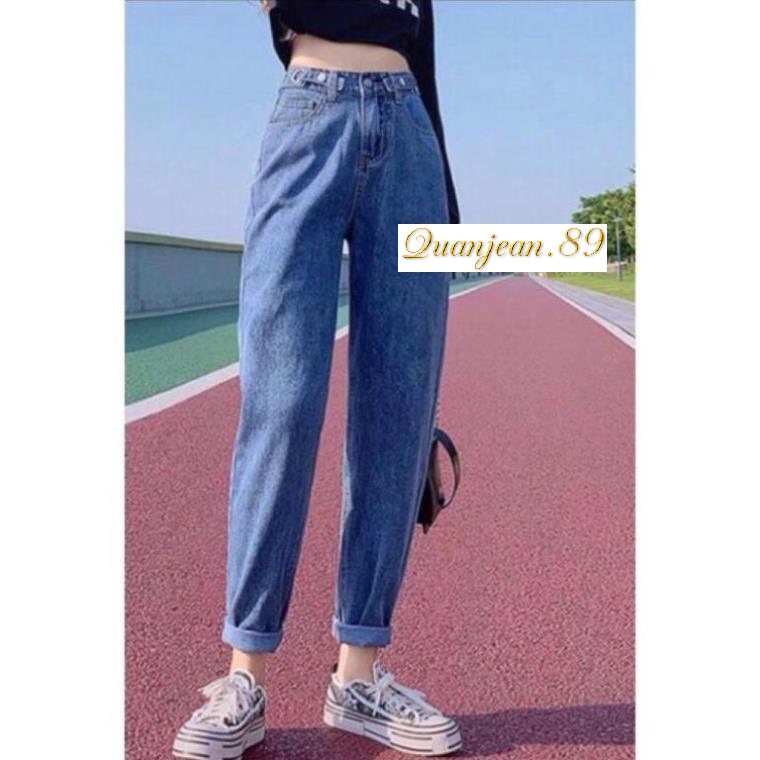 Quần bò baggy nữ quần jean baggy nữ cạp cao 3 size S M L hot năm 2022 Quanjean.89 | BigBuy360 - bigbuy360.vn