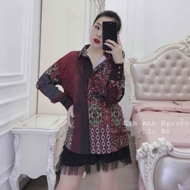 Sơ mi họa tiết