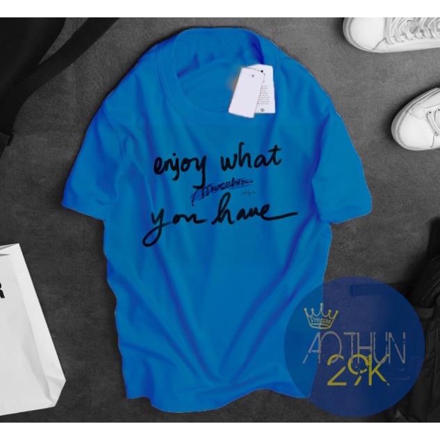 [FLASH SALE] - ÁO THUN UNISEX MEANING SLOGAN ĐỦ MÀU