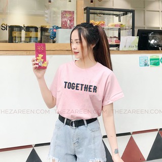 ÁO THUN "TOGETHER" ZAREEN THU74 HỒNG