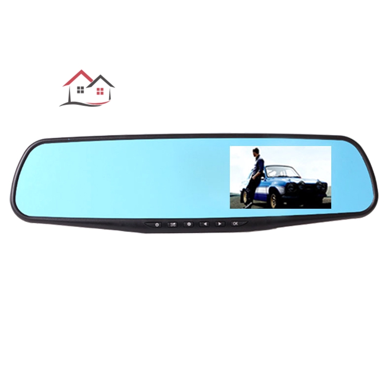 Camera hành trình màn hình lcd 2.8 inch tích hợp gương chiếu hậu tiện dụng cho xe hơi