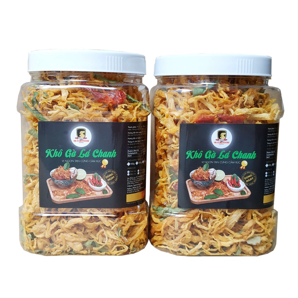 1kg Khô gà lá chanh CAY VỪA loại ngon (đạt VSATTP) - Xưởng Chuyên Sỉ