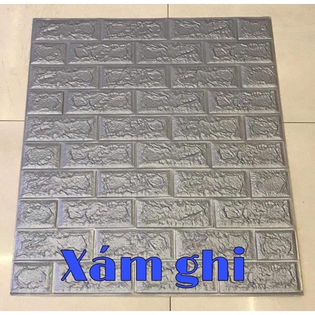 MIẾNG XỐP DÁN TƯỜNG 3D LOẠI 5MM KHỔ 70X77 CÁCH ÂM CÁCH NHIỆT CHỐNG ẨM