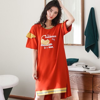 VÁY NGỦ, ĐẦM NGỦ THU ĐÔNG style Hàn Quốc COTTON 100%