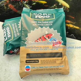 Thức Ăn Cá Koi Care Food Dòng Cân Bằng, Tăng Trưởng, Tăng Màu Bao 5kg (Bên Trong Các Gói Nhỏ 1kg Tiện Lợi)