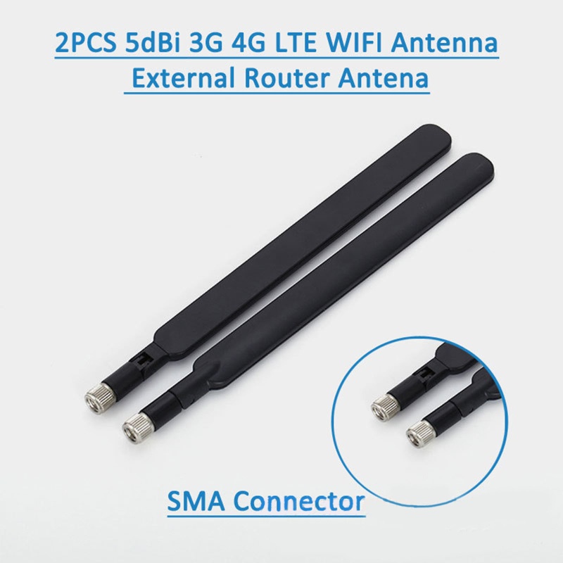 2 Ăng Ten 4G Băng Tần Rộng SMA Cho Ăng Ten WiFi B315 B310
