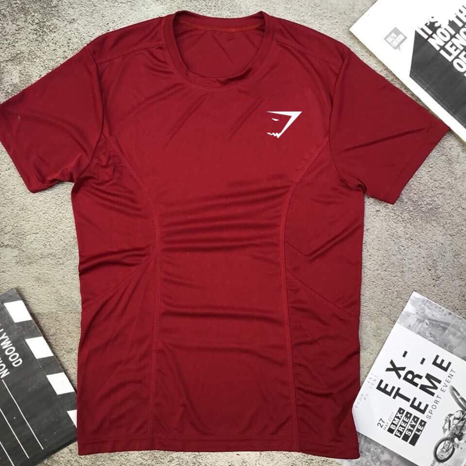 -ÁO THUN PHỐI SƯỜN logo shark ép nhiệt,thun lạnh,mặc mát.hình thật.