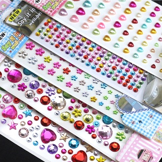 Miếng Dán Trang Trí Hình Kim Cương Chất Liệu Acrylic