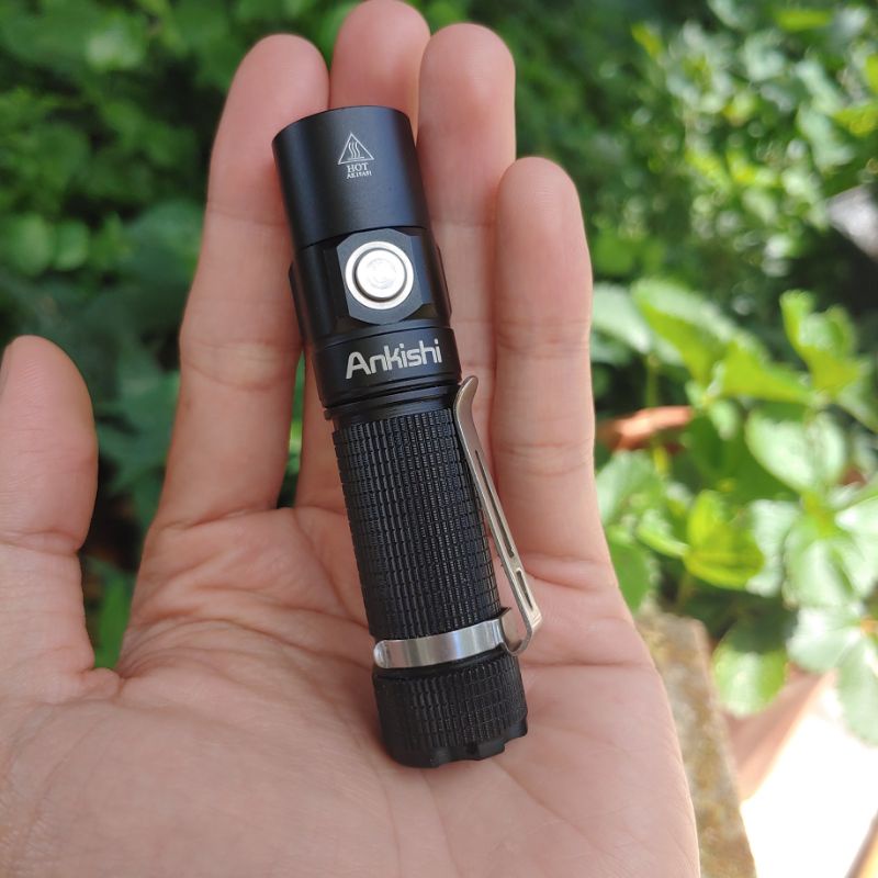 Đèn pin LED XPG2 mini Ankishi - 500lm - pin 14500/AA - kính phủ AR