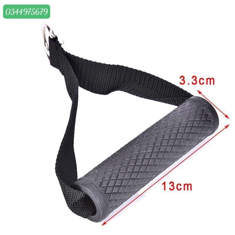 1 dây tay nắm tập gym, tay cầm kéo xô ngực, tay nắm chữ D, tay nắm kéo vai đôi hẹp, tay cầm móc tập gym tại nhà.