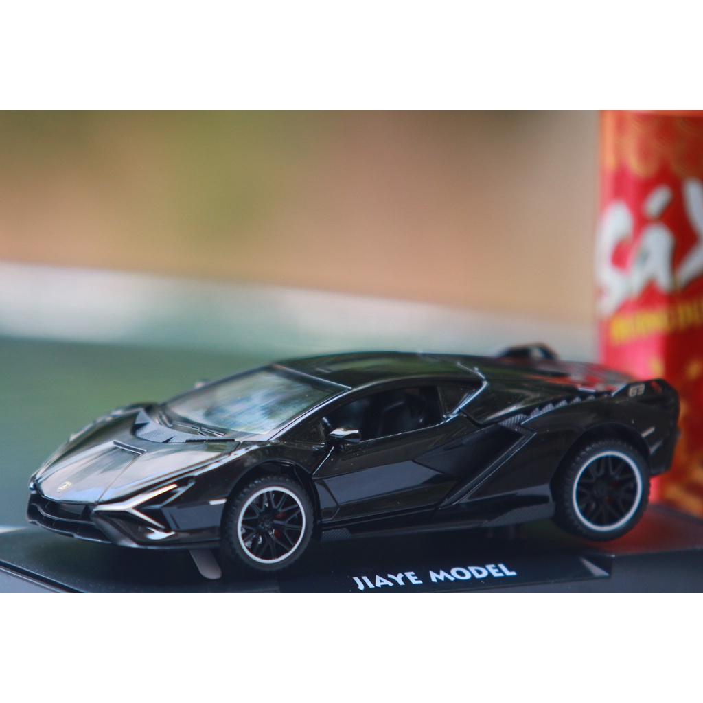 Xe mô hình hợp kim Lamborghini Lightning SAIN, Đồ chơi cao cấp X_BOX tỷ lệ 1:32