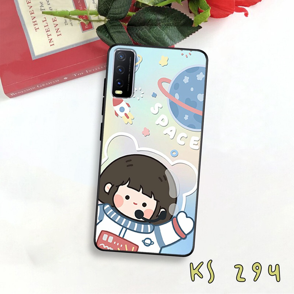 Ốp lưng Vivo Y20 - Vivo Y20s - Vivo Y12s - Ốp lưng in hình Ngân hà &amp; RoroJump siêu đẹp