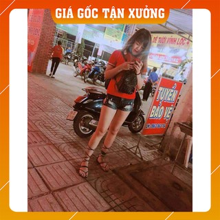 Sandal cột dây bít gót  [HÀNG CÓ SẴN]