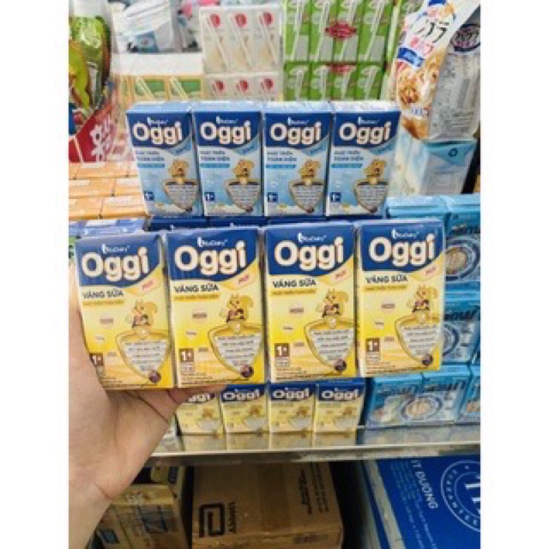 Sữa bột pha sẵn oggi vị váng sữa hộp 110l