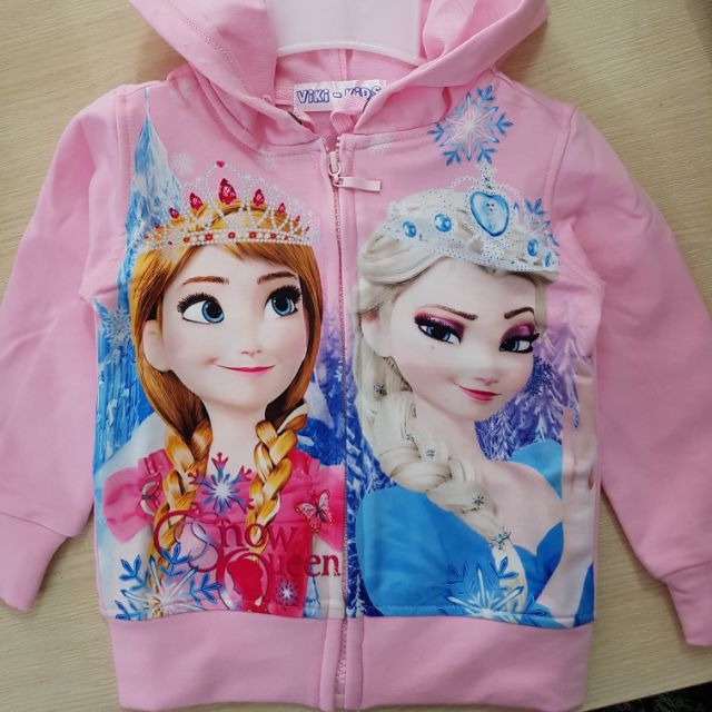 Áo khoác Elsa 3D cao cấp cho bé 10kg-13kg thumbnail